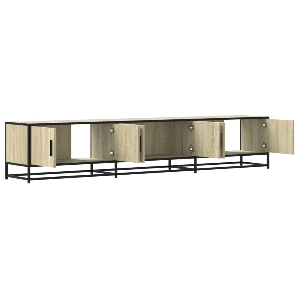 vidaXL TV Cabinet Sonoma Oak 210x35x41 cm Engineered Wood