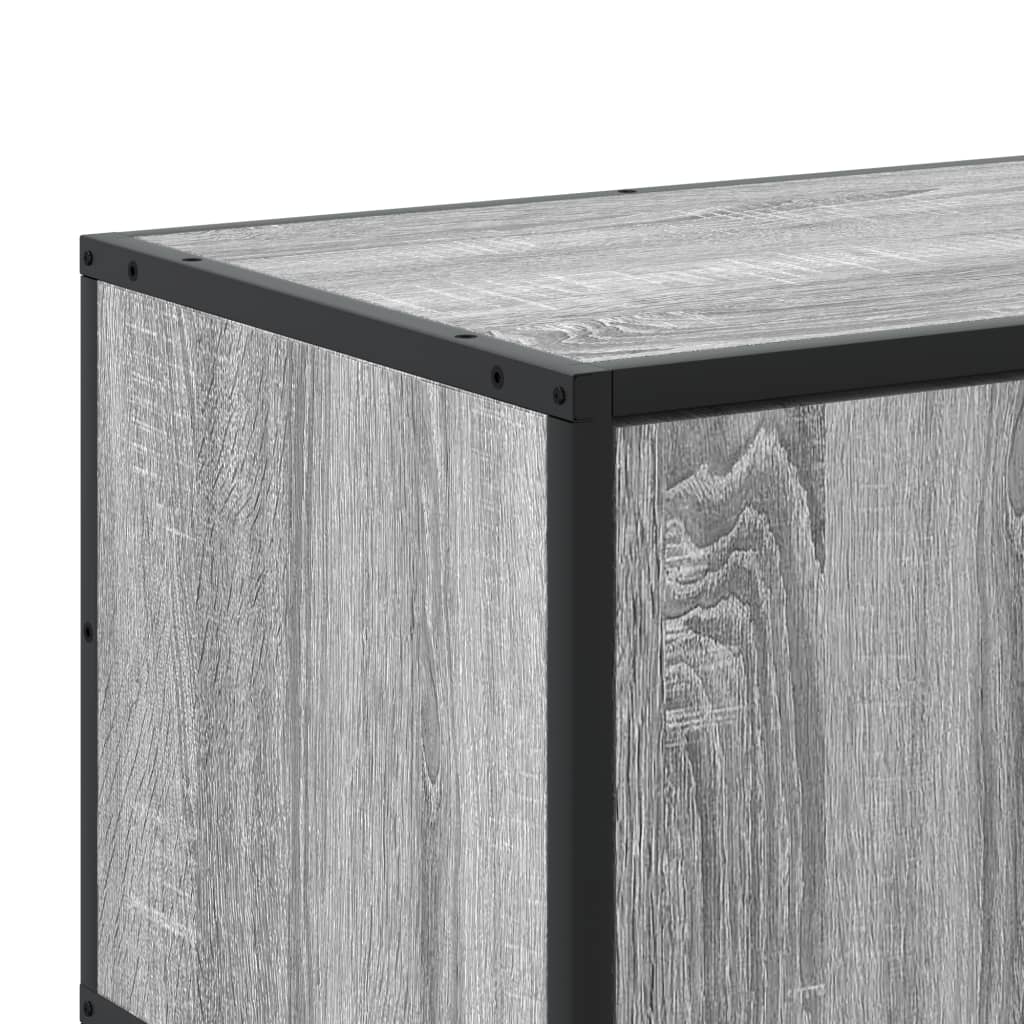 vidaXL TV Cabinet Grey Sonoma 210x35x41 cm Engineered Wood
