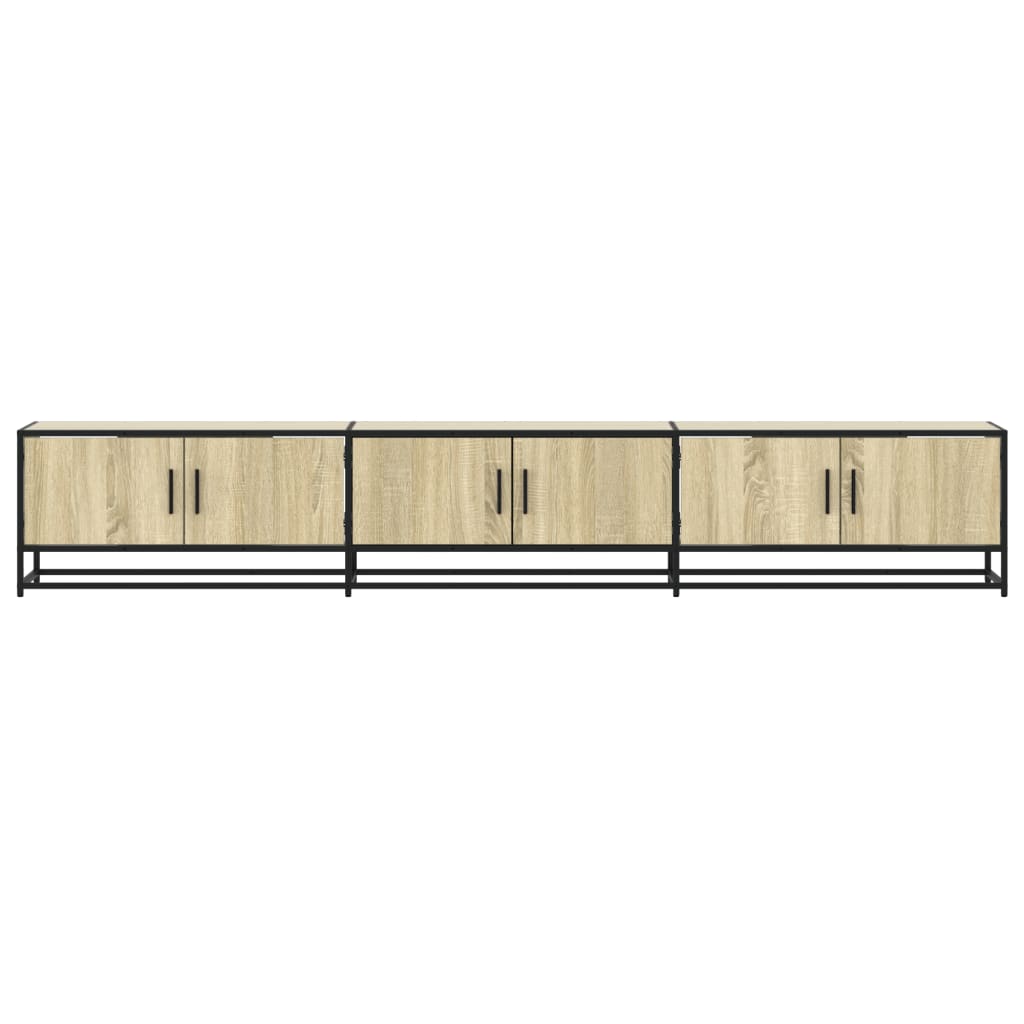 vidaXL TV Cabinet Sonoma Oak 240x35x41 cm Engineered Wood