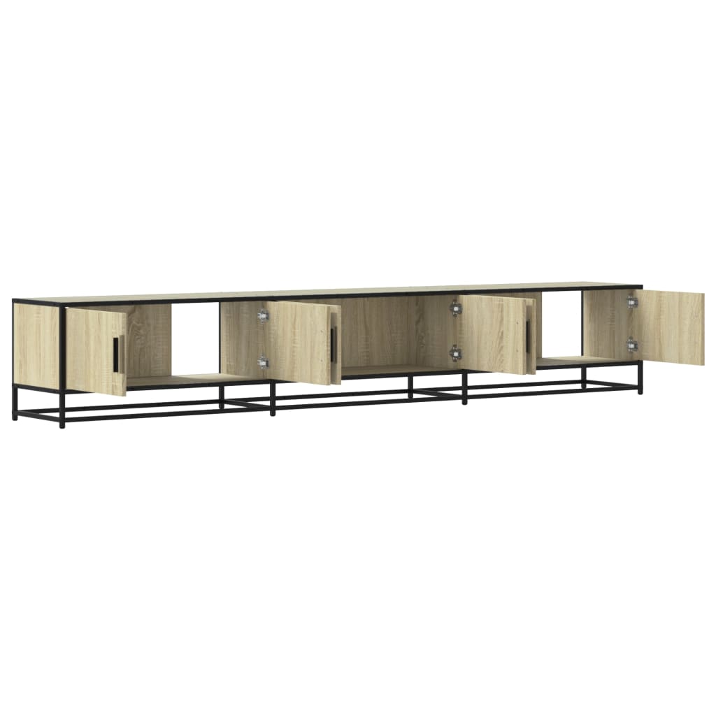 vidaXL TV Cabinet Sonoma Oak 240x35x41 cm Engineered Wood