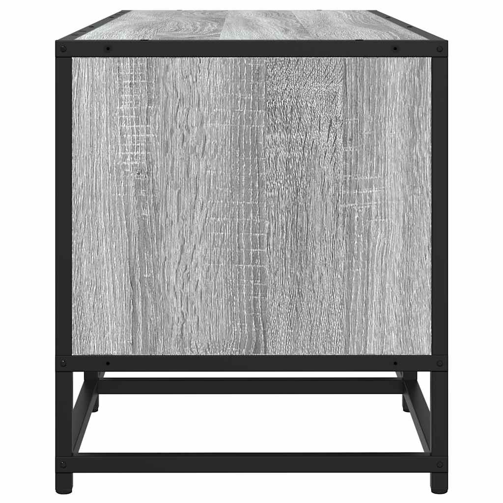 vidaXL TV Cabinet Grey Sonoma 240x35x41 cm Engineered Wood