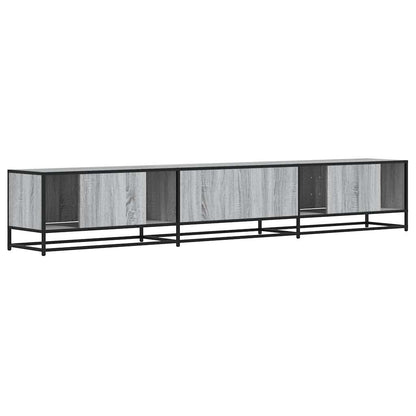 vidaXL TV Cabinet Grey Sonoma 240x35x41 cm Engineered Wood