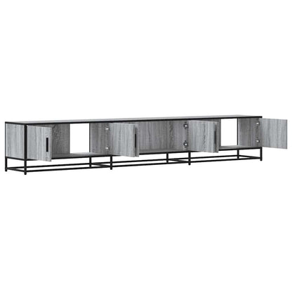 vidaXL TV Cabinet Grey Sonoma 240x35x41 cm Engineered Wood