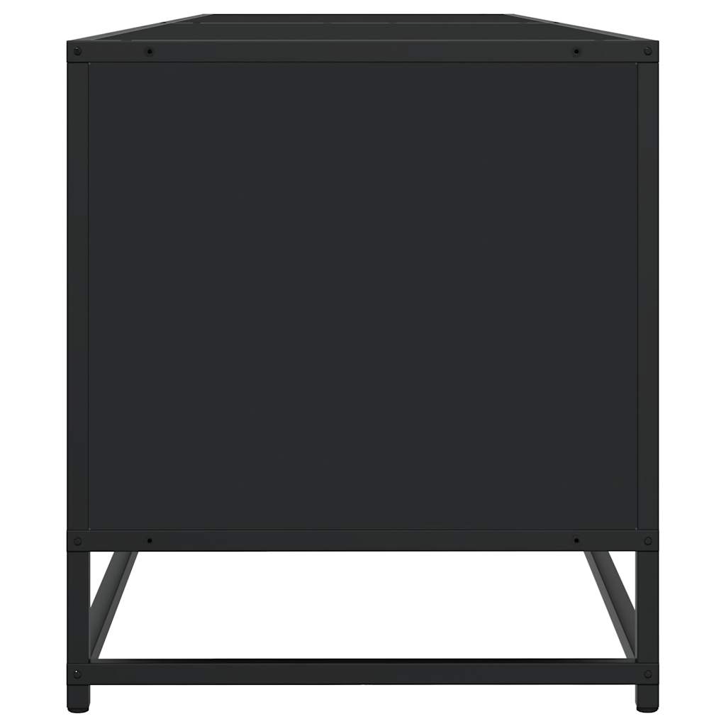 vidaXL TV Cabinet Black 180,5x40x46 cm Engineered Wood