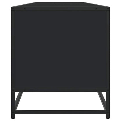 vidaXL TV Cabinet Black 180,5x40x46 cm Engineered Wood