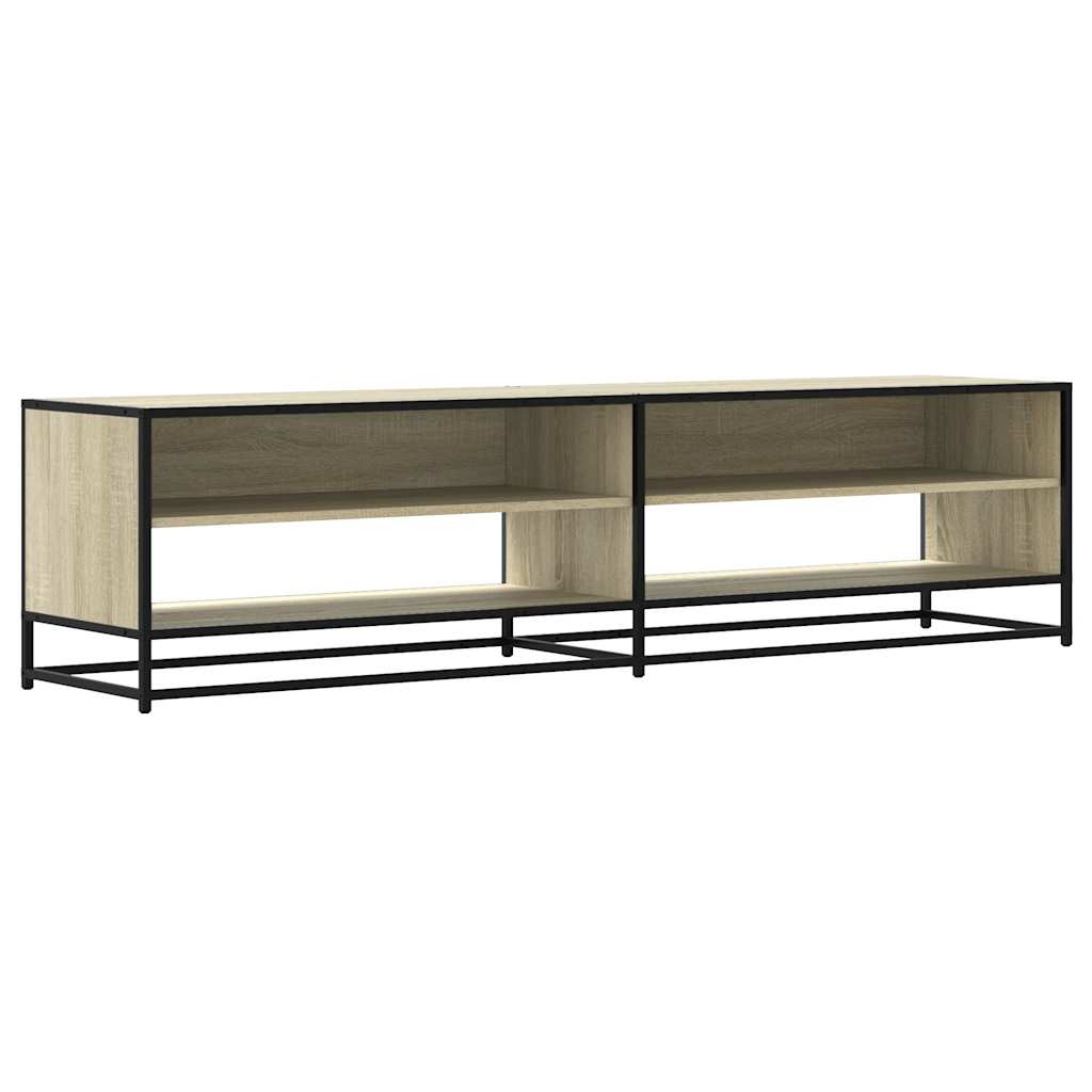 vidaXL TV Cabinet Sonoma Oak 180,5x40x46 cm Engineered Wood