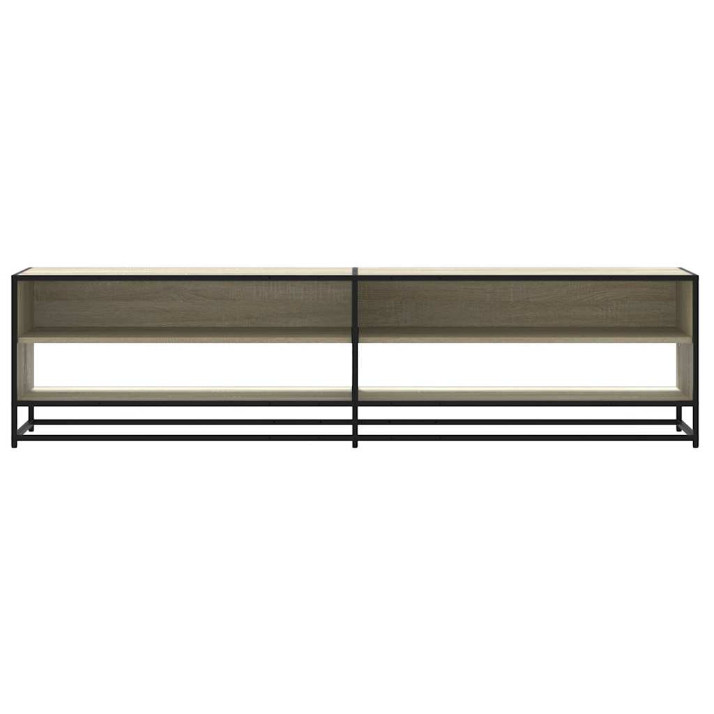vidaXL TV Cabinet Sonoma Oak 180,5x40x46 cm Engineered Wood