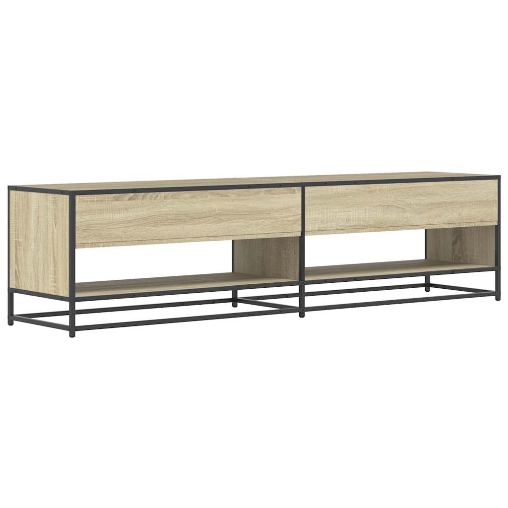 vidaXL TV Cabinet Sonoma Oak 180,5x40x46 cm Engineered Wood