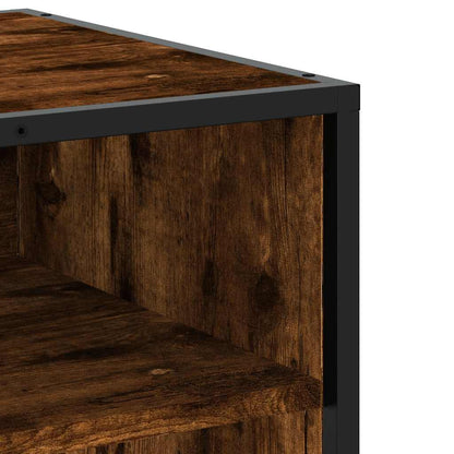 vidaXL TV Cabinet Smoked Oak 180.5x40x46 cm Engineered Wood