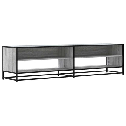 vidaXL TV Cabinet Grey Sonoma 180,5x40x46 cm Engineered Wood