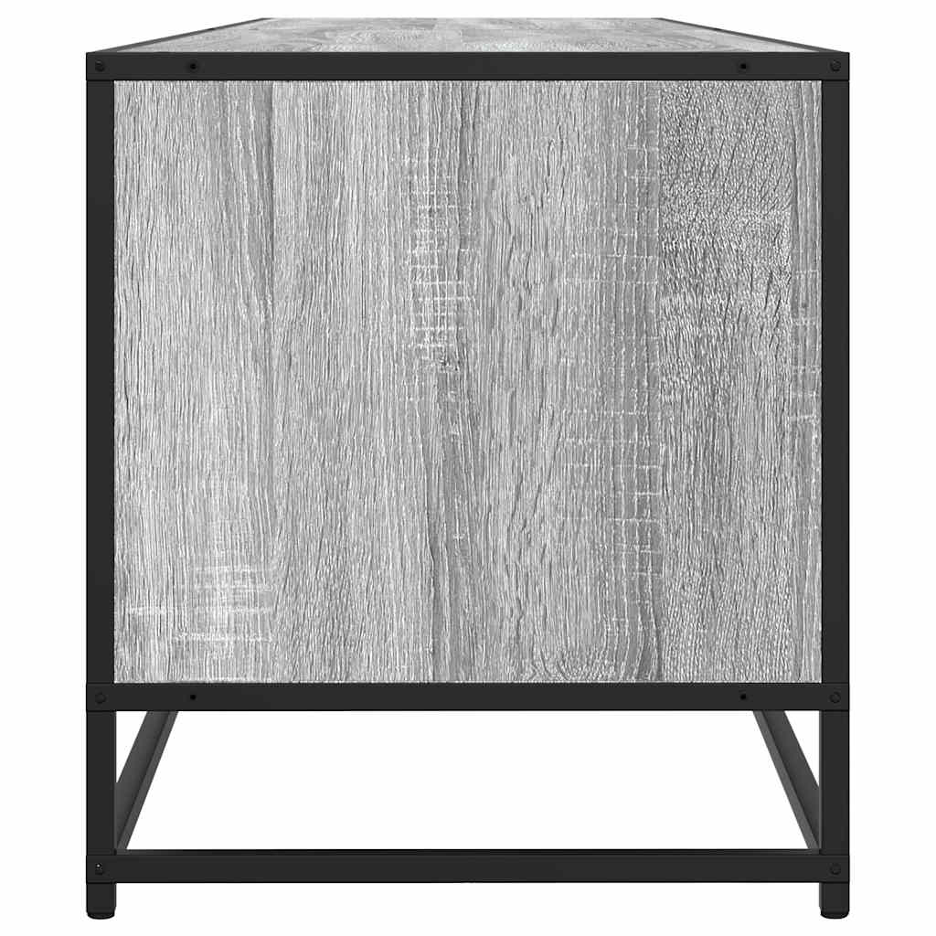 vidaXL TV Cabinet Grey Sonoma 180,5x40x46 cm Engineered Wood