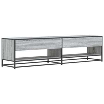 vidaXL TV Cabinet Grey Sonoma 180,5x40x46 cm Engineered Wood