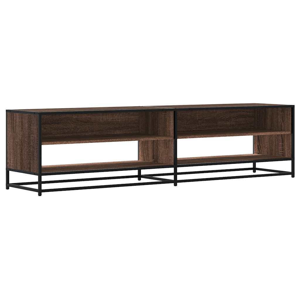 vidaXL TV Cabinet Brown Oak 180,5x40x46 cm Engineered Wood