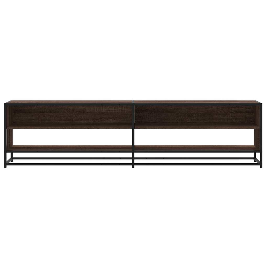 vidaXL TV Cabinet Brown Oak 180,5x40x46 cm Engineered Wood