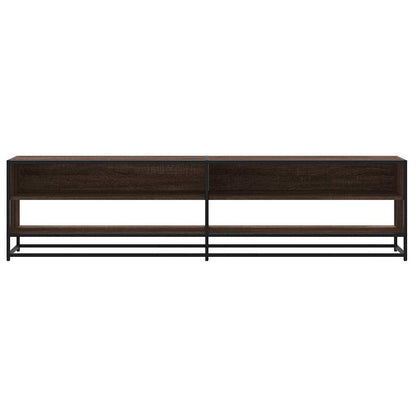 vidaXL TV Cabinet Brown Oak 180,5x40x46 cm Engineered Wood