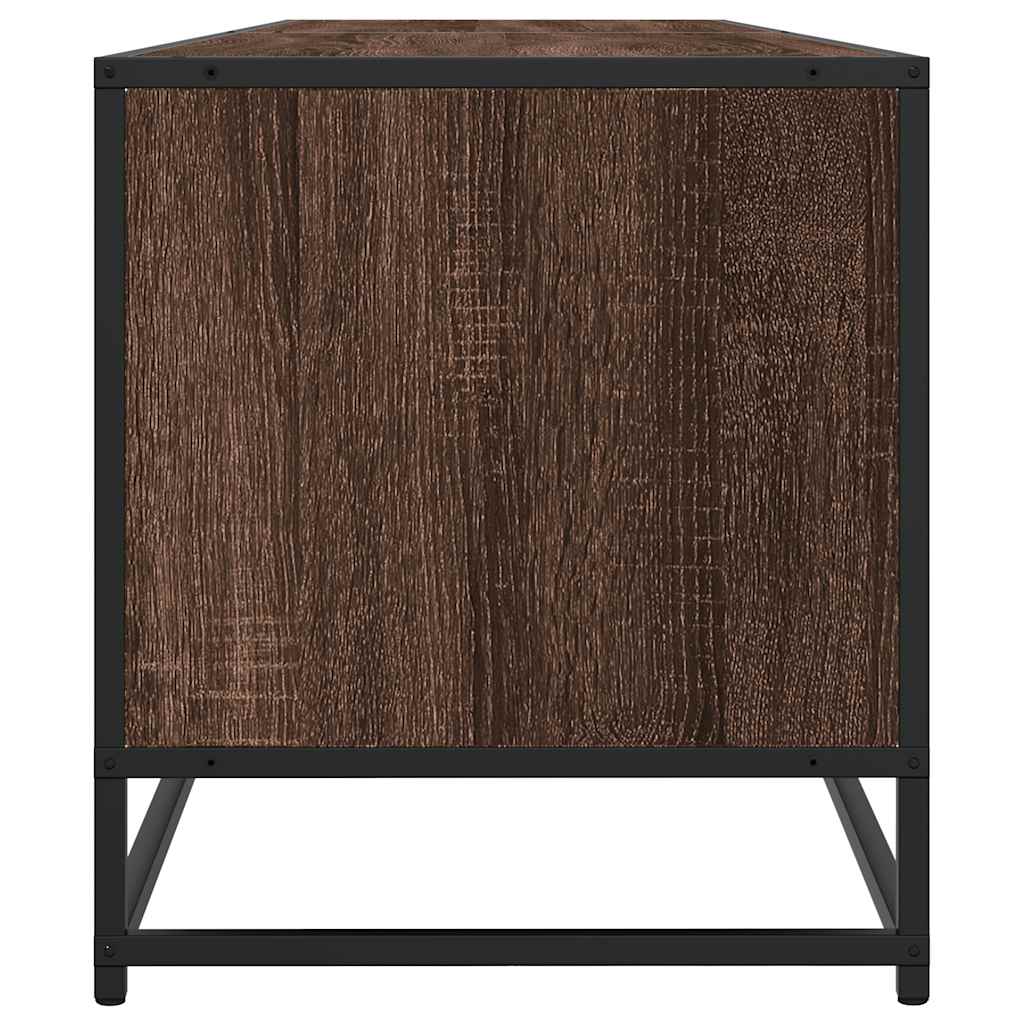 vidaXL TV Cabinet Brown Oak 180,5x40x46 cm Engineered Wood