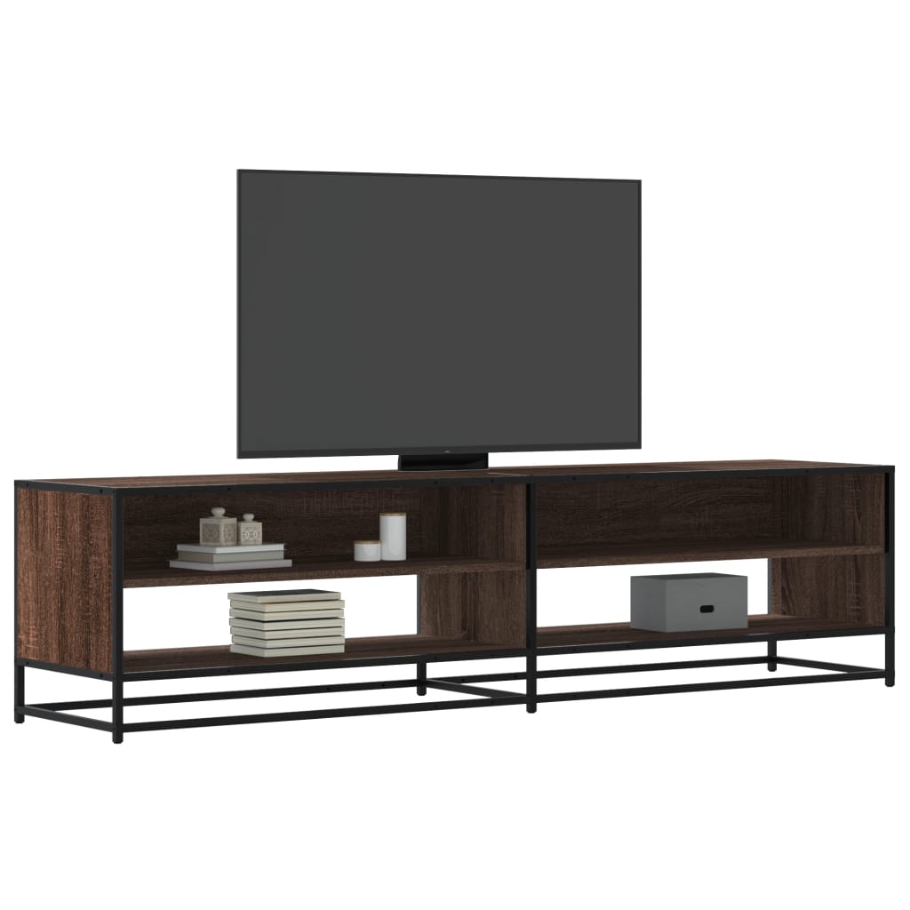 vidaXL TV Cabinet Brown Oak 180,5x40x46 cm Engineered Wood