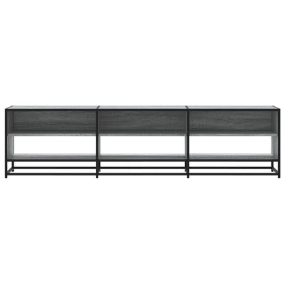 vidaXL TV Cabinet Grey Sonoma 180x40x46 cm Engineered Wood