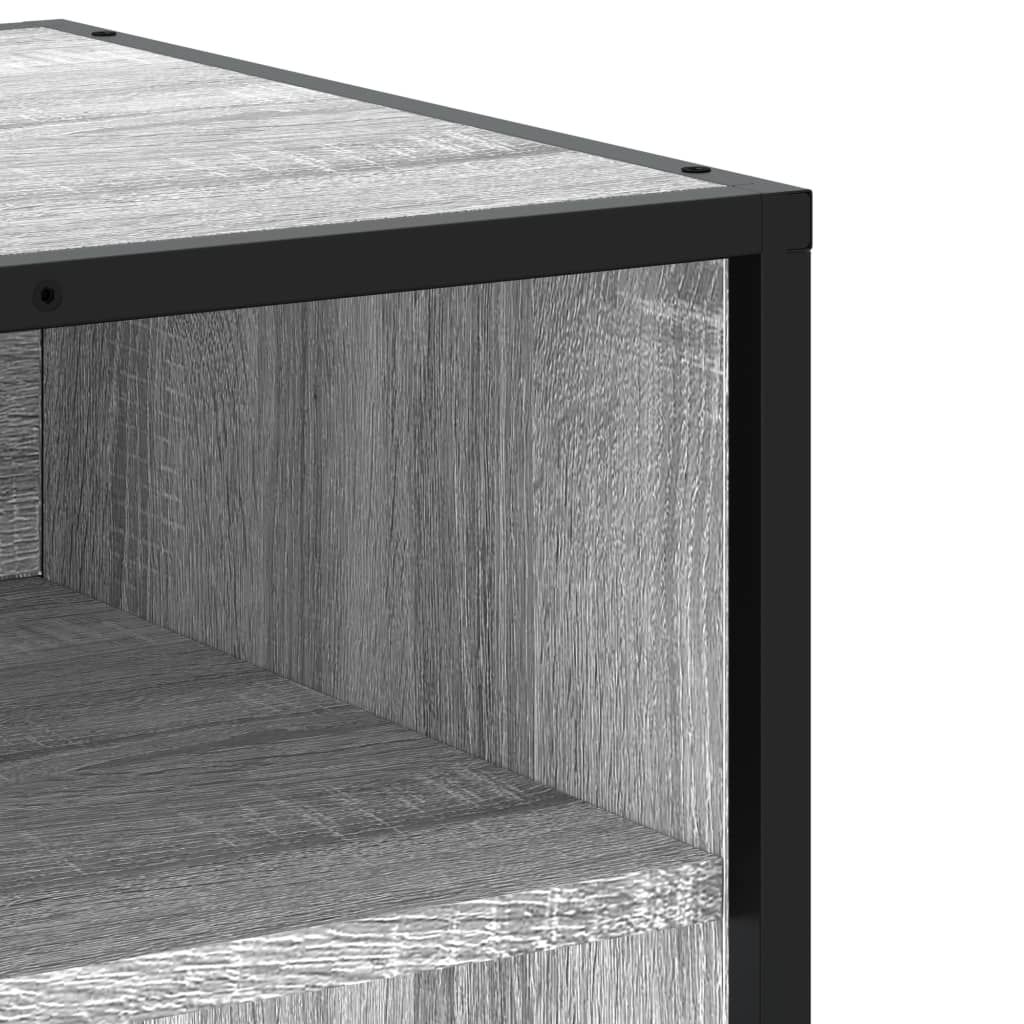 vidaXL TV Cabinet Grey Sonoma 180x40x46 cm Engineered Wood