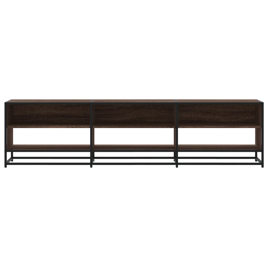 vidaXL TV Cabinet Brown Oak 180x40x46 cm Engineered Wood