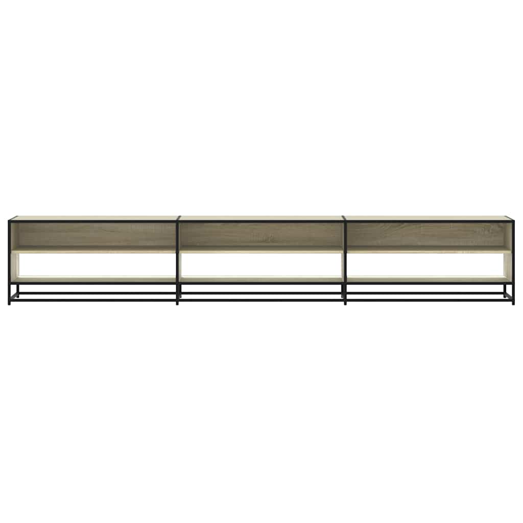 vidaXL TV Cabinet Sonoma Oak 270x40x46 cm Engineered Wood