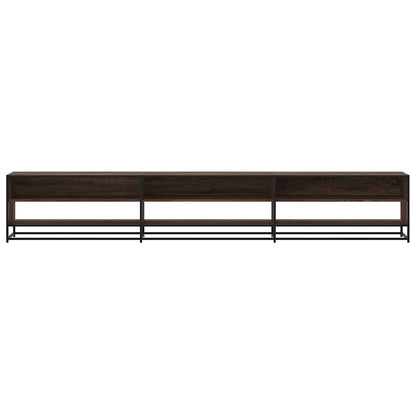 vidaXL TV Cabinet Brown Oak 270x40x46 cm Engineered Wood