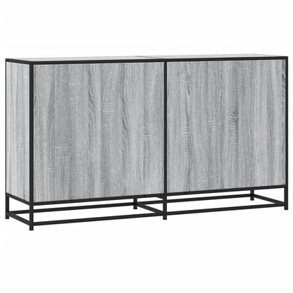 vidaXL Sideboard Grey Sonoma 134x35x76 cm Engineered Wood