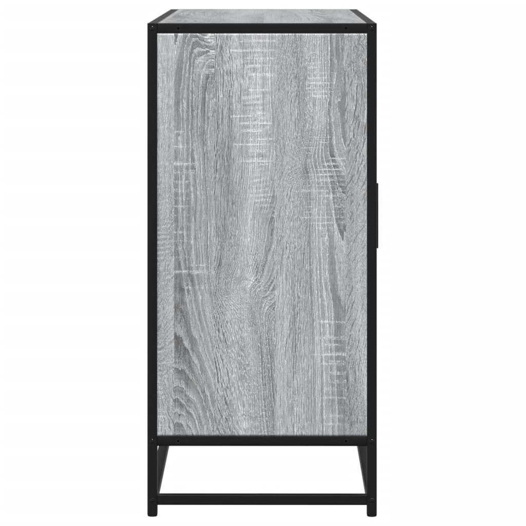 vidaXL Sideboard Grey Sonoma 92x35x76 cm Engineered Wood