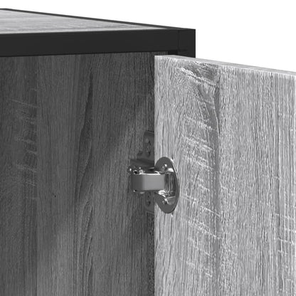vidaXL Sideboard Grey Sonoma 92x35x76 cm Engineered Wood