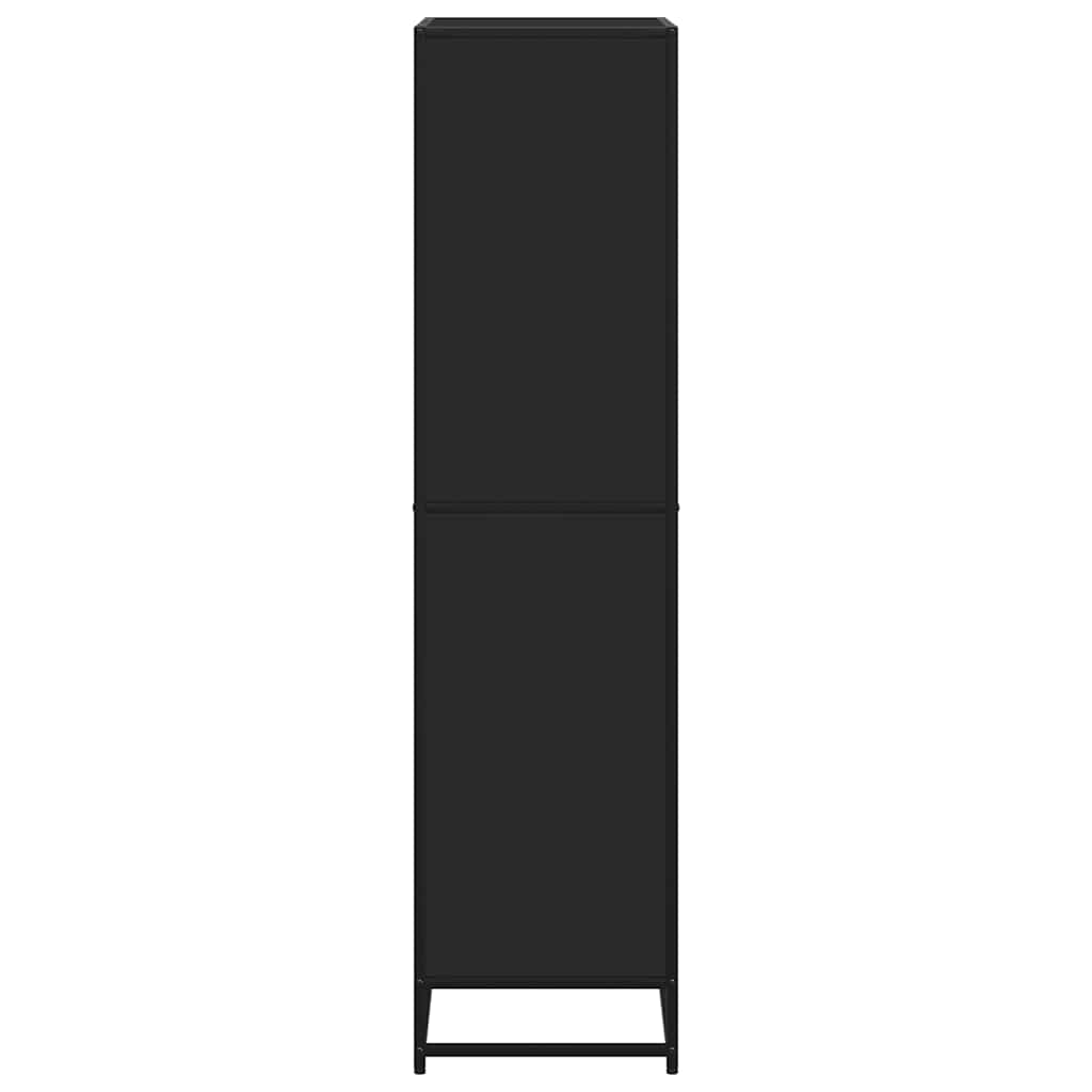vidaXL Bookcase Black 60x35x139 cm Engineered Wood