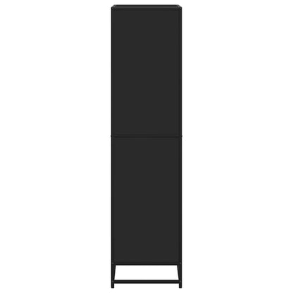 vidaXL Bookcase Black 60x35x139 cm Engineered Wood