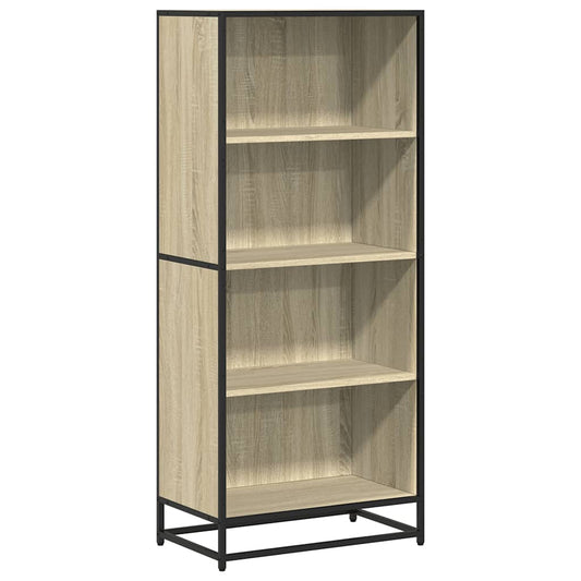 vidaXL Bookcase Sonoma Oak 60x35x139 cm Engineered Wood