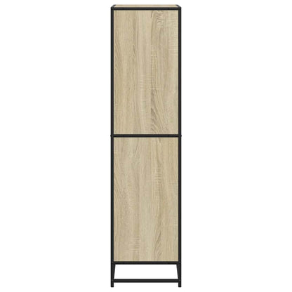 vidaXL Bookcase Sonoma Oak 60x35x139 cm Engineered Wood