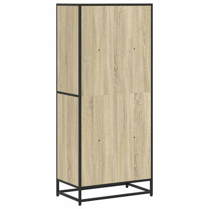 vidaXL Bookcase Sonoma Oak 60x35x139 cm Engineered Wood