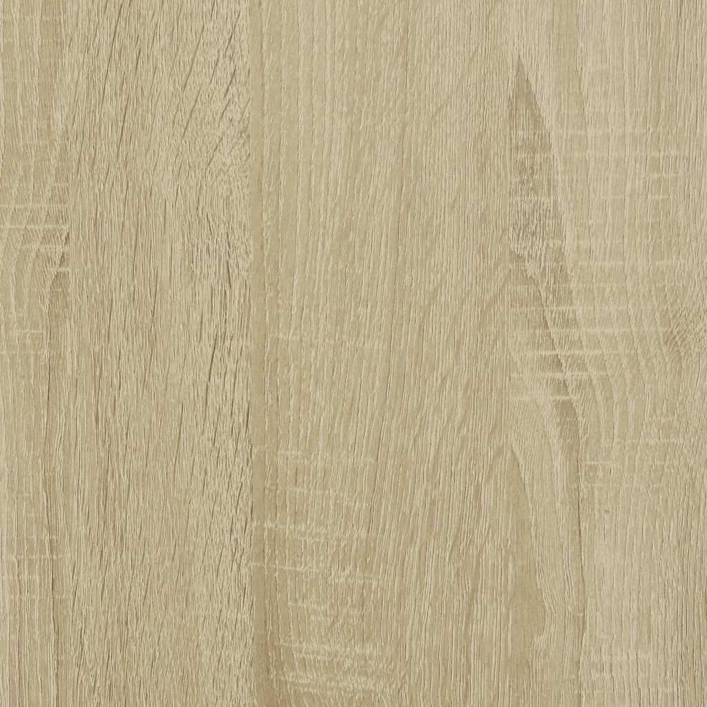 vidaXL Bookcase Sonoma Oak 60x35x139 cm Engineered Wood