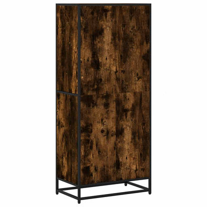 vidaXL Bookcase Smoked Oak 60x35x139 cm Engineered Wood