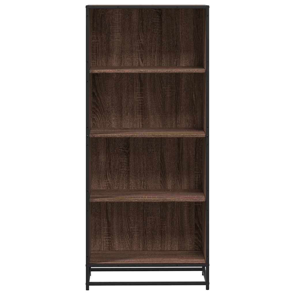 vidaXL Bookcase Brown Oak 60x35x139 cm Engineered Wood