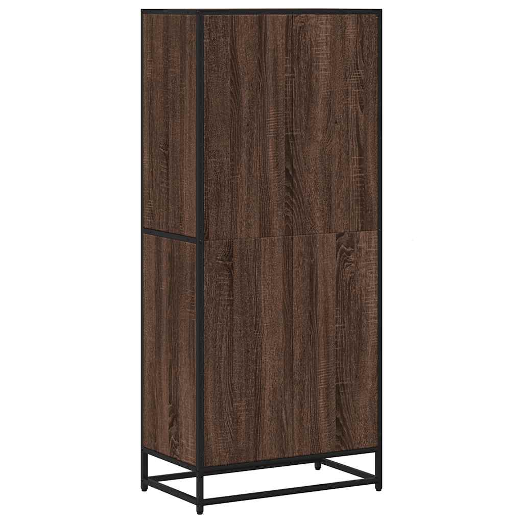 vidaXL Bookcase Brown Oak 60x35x139 cm Engineered Wood