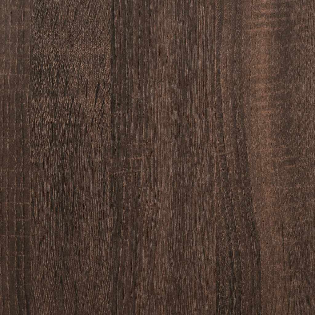 vidaXL Bookcase Brown Oak 60x35x139 cm Engineered Wood