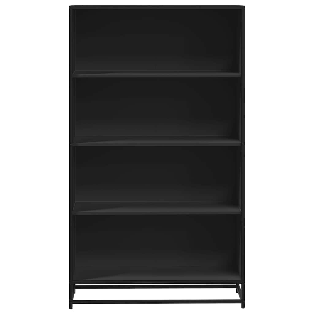 vidaXL Bookcase Black 80.5x35x139 cm Engineered Wood