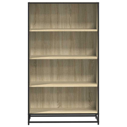 vidaXL Bookcase Sonoma Oak 80.5x35x139 cm Engineered Wood