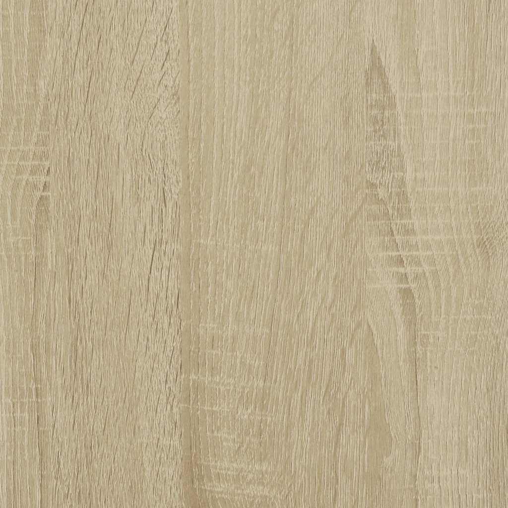 vidaXL Bookcase Sonoma Oak 80.5x35x139 cm Engineered Wood