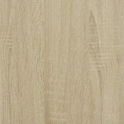 vidaXL Bookcase Sonoma Oak 80.5x35x139 cm Engineered Wood