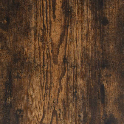 vidaXL Bookcase Smoked Oak 80.5x35x139 cm Engineered Wood