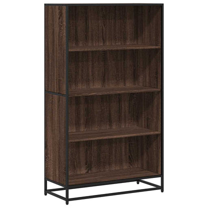 vidaXL Bookcase Brown Oak 80.5x35x139 cm Engineered Wood