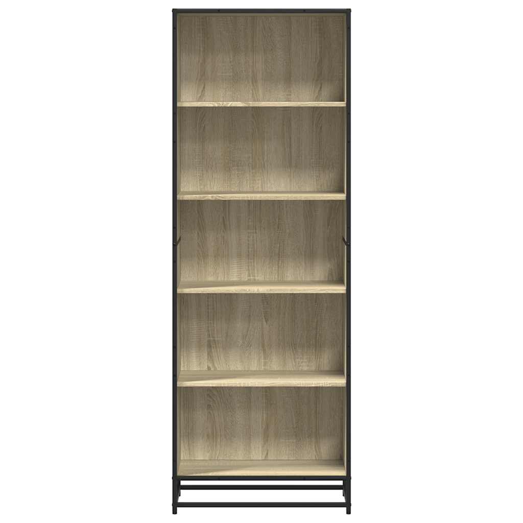 vidaXL Bookcase Sonoma Oak 60x35x170.5 cm Engineered Wood