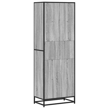 vidaXL Bookcase Grey Sonoma 60x35x170.5 cm Engineered Wood