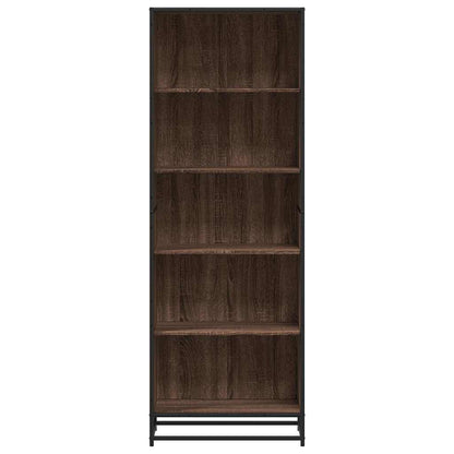vidaXL Bookcase Brown Oak 60x35x170.5 cm Engineered Wood
