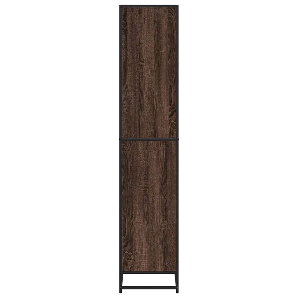 vidaXL Bookcase Brown Oak 60x35x170.5 cm Engineered Wood