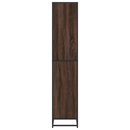 vidaXL Bookcase Brown Oak 80.5x35x170.5 cm Engineered Wood
